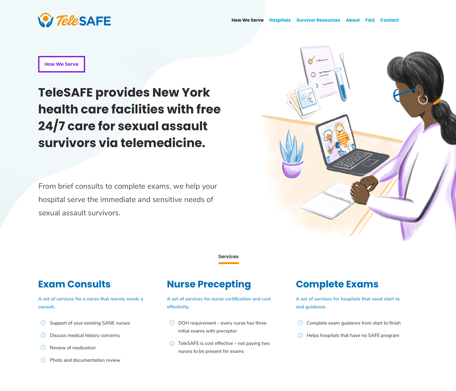 TeleSAFE site desktop